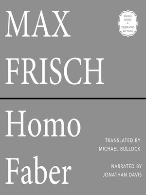 cover image of Homo Faber (Unabridged)